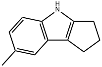 7-甲基-1,2,3,4-四氢环戊二烯并[B]吲哚 结构式