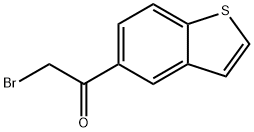 1-(1-苯并噻吩-5-基)-2-溴-1-乙酮, 1131-87-9, 结构式