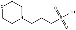 3-モルホリノプロパンスルホン酸 化学構造式
