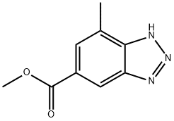 1H-1,2,3-benzotriazole-5-carboxylic acid, 7-Methyl-, Methyl ester|7-甲基-1H-苯并三唑-5-羧酸甲酯