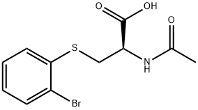 S-(2-bromophenyl)mercapturic acid Structure