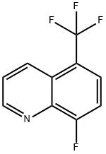 8-Fluoro-5-(trifluoromethyl)quinoline Struktur