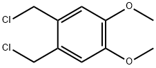1,2-BIS(CHLOROMETHYL)-4,5-DIMETHOXYBENZENE, 1134-52-7, 结构式