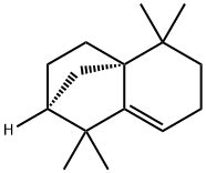 (2S,4aR)-1,3,4,5,6,7-ヘキサヒドロ-1,1,5,5-テトラメチル-2H-2,4a-メタノナフタレン 化学構造式