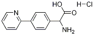 2-AMino-2-[4-(2-pyridyl)phenyl]acetic Acid Hydrochloride Structure