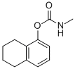N-Methylcarbamic acid 5,6,7,8-tetrahydronaphthalen-1-yl ester Structure