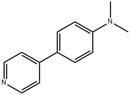 N,N-二甲基-4-(吡啶-4-基)苯胺, 1137-80-0, 结构式