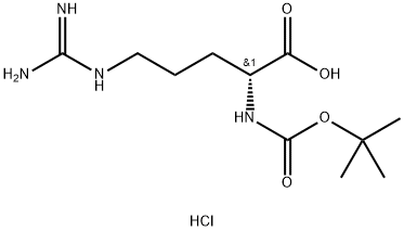 N-BOC-D-アルギニン塩酸塩 化学構造式