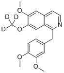 パパベリン-D3 HYDROCHLORIDE 化学構造式