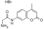 甘氨酰-7-胺-4-甲基香豆素 氢溴酸盐, 113728-13-5, 结构式