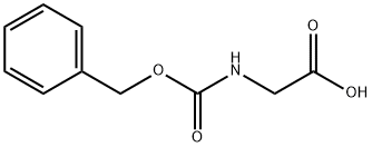 N-苄氧羰基-甘氨酸, 1138-80-3, 结构式