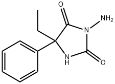 3-氨基-5-乙基-5-苯基咪唑烷-2,4-二酮, 1139-11-3, 结构式