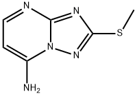 2-甲基硫代-1，2，4-噻唑嘧啶-7-胺 结构式