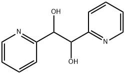 1,2-di(2-pyridyl)ethanediol Struktur