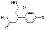 3-(4-Chloro phenyl) Glutaric acid monoamide Structure