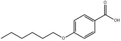 4-Hexyloxybenzoic acid Struktur