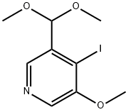 3-<WBR>(Dimethoxymethyl)<WBR>-<WBR>4-<WBR>iodo-<WBR>5-<WBR>methoxypyridine,CAS:1142191-54-5