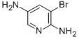 3-溴-2,5-二氨基嘧啶 结构式