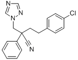 腈苯唑, 114369-43-6, 结构式