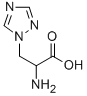 1H-1,2,4-Triazole-1-propanoicacid,alpha-amino-(9CI) 结构式