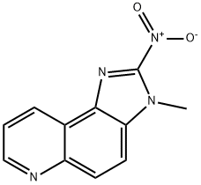 3-Methyl-2-nitro-3H-imidazo[4,5-F]quinoline 结构式