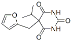 5-furfuryl-5-isopropylbarbituric acid  Struktur