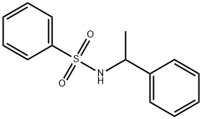 N-(1-Phenylethyl)benzenesulfonaMide, 97% Structure