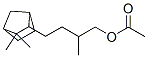 4-(3,3-dimethylbicyclo[2.2.1]hept-2-yl)-2-methylbutyl acetate Struktur