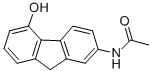5-HYDROXY-2-ACETYLAMINOFLUORENE 结构式