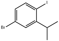 4-溴-1-碘-2-异丙基苯, 1147014-97-8, 结构式