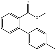 4′-Methylbiphenyl-2-carboxylic acid methyl ester Structure
