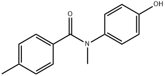 N-(4-HYDROXYPHENYL)-N,4-DIMETHYLBENZAMIDE Struktur
