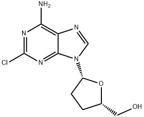 2-chloro-2',3'-dideoxyadenosine Structure