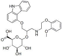 Carvedilol b-D-Glucuronide Structure