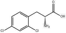 D-2,4-二氯苯丙氨酸, 114872-98-9, 结构式