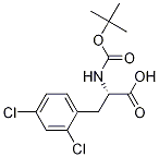 BOC-D-2,4-二氯苯丙氨酸 结构式