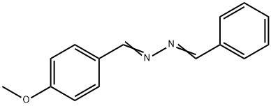 1-(4-Methoxybenzylidene)-2-benzylidenehydrazine 结构式
