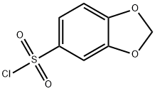 1,3-苯并二氧-5-磺酰氯 结构式