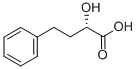(2S)-2-ヒドロキシ-4-フェニルブタン酸 化学構造式