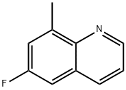 6-フルオロ-8-メチルキノリン 化学構造式