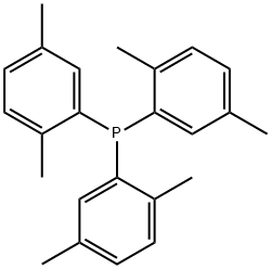 三(2,5-二甲苯基)膦 结构式