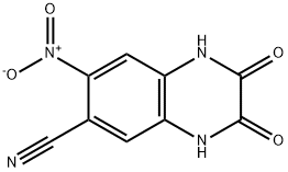 6-氰基-7-硝基喹喔啉-2,3-二酮, 115066-14-3, 结构式
