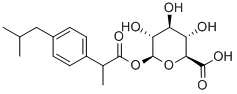 Ibuprofen Acyl-b-D-glucuronide Struktur