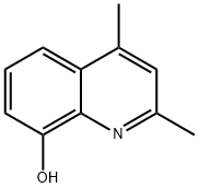 2,4-ジメチルキノリン-8-オール 化学構造式