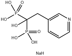 リセドロン酸ナトリウム 化学構造式