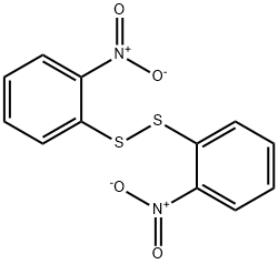 双(2-硝基苯基)二硫化物, 1155-00-6, 结构式