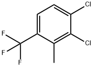 1,2-ジクロロ-3-メチル-4-(トリフルオロメチル)ベンゼン 化学構造式
