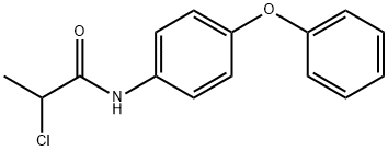 Propanamide, 2-chloro-N-(4-phenoxyphenyl)- Structure