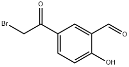 5-Bromoacetyl-2-hydroxybenzaldehyde  Struktur