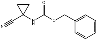 N-(1-Cyanocyclopropyl)carbamic acid phenylmethyl ester Struktur